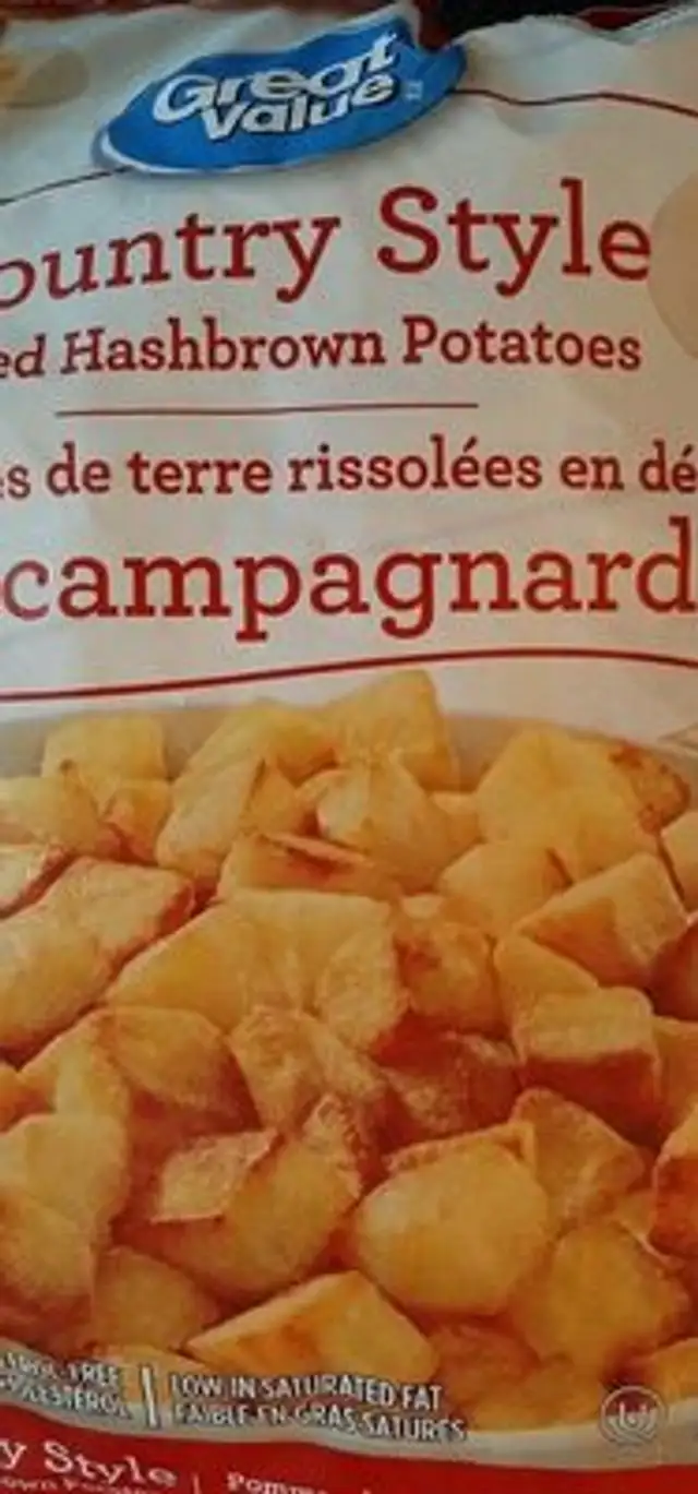 Hashbrown Potatoes front packaging