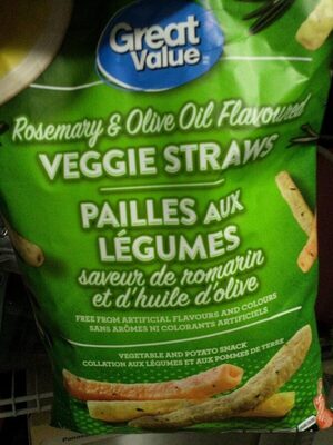 Veggie straws front packaging