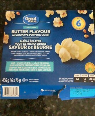 Light Butter Flavour Popcorn