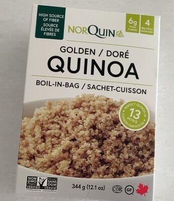 Golden Quinoa Boil In Bag front packaging
