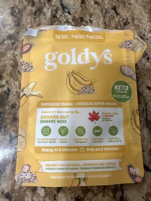 Banana Nut Superseed Cereal front packaging