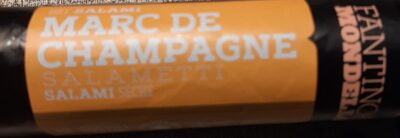 Salami sec Marc de Champagne