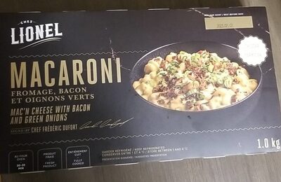 Macaroni Fromage, Bacon Oignon Vert
