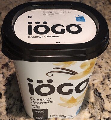 Creamy Vanilla Yogurt