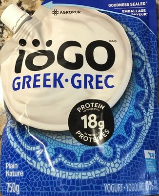 Greek Yogurt Plain 0% M. F.