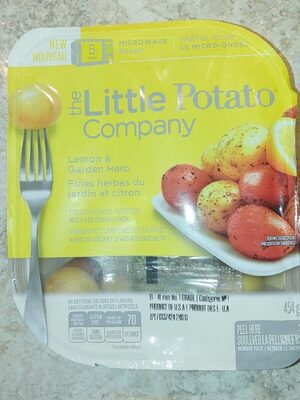 Fresh creamer potatoes lemon & garden herb