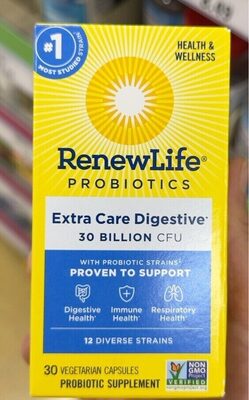 Extra Care Digestive 30 Billion front packaging