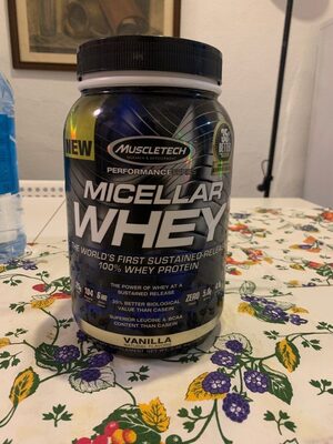 Micellar whey front packaging