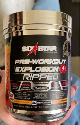 pre workout expolosion front packaging