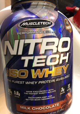 Nitrotech, iso whey