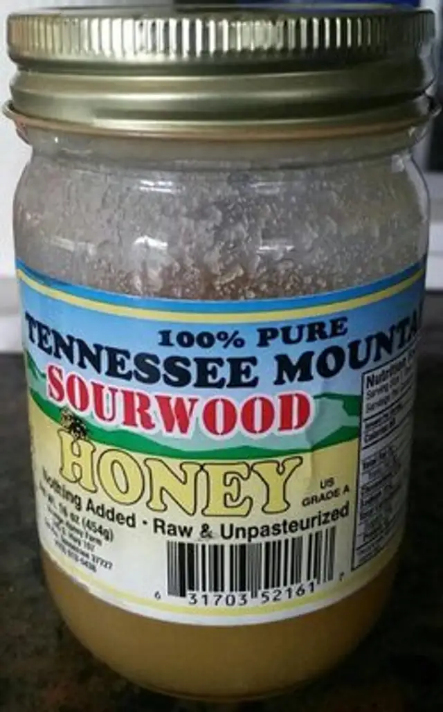 Tennessee mountain sourwood honey