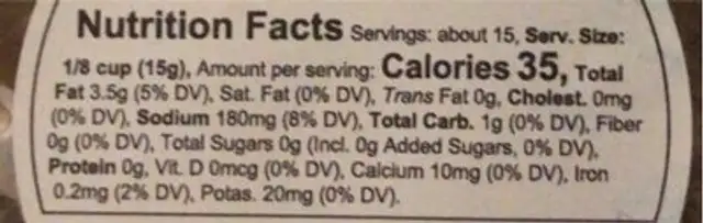 Sundried Tomatoes Marinated Olives, Pitted nutrition facts table