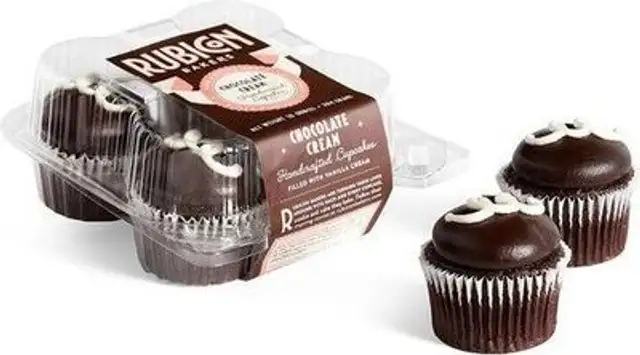 Handcrafted Cupcakes Filled With Vanilla Cream