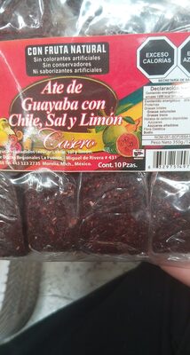 ate de guayaba con chile
