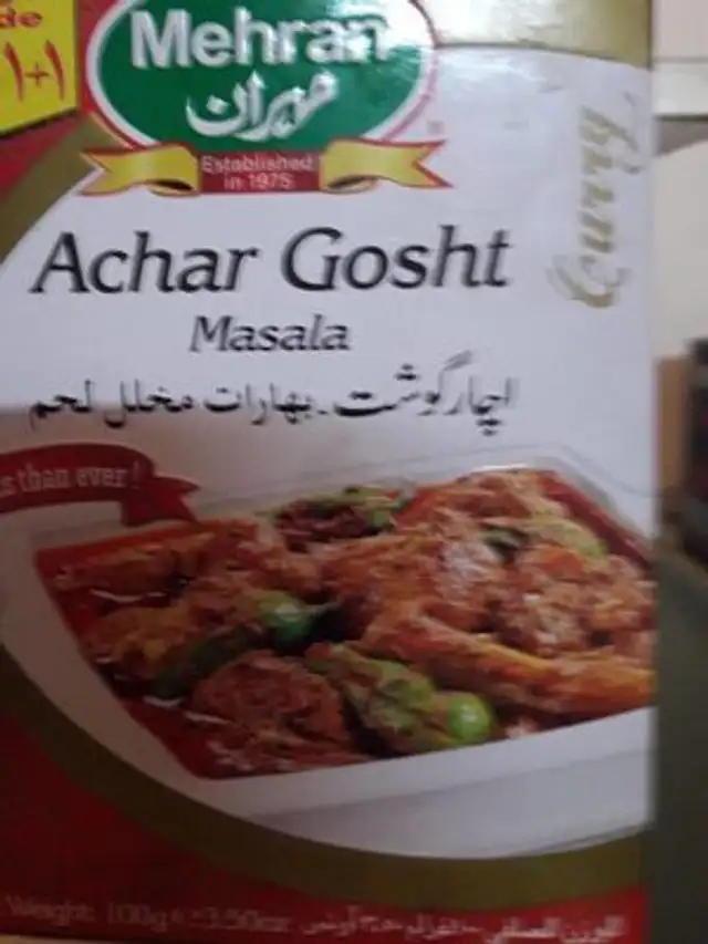 Achar Gosht  Masala