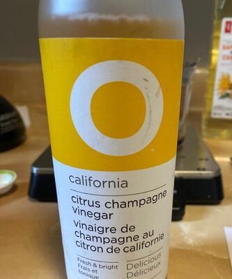 Citrus champagne vinegar