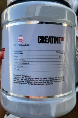 Creatine front packaging