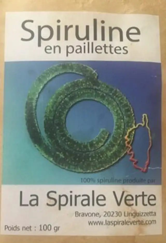 Spiruline en paillettes
