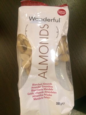 Amandes emondées front packaging