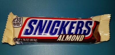 Snickers Almond front packaging