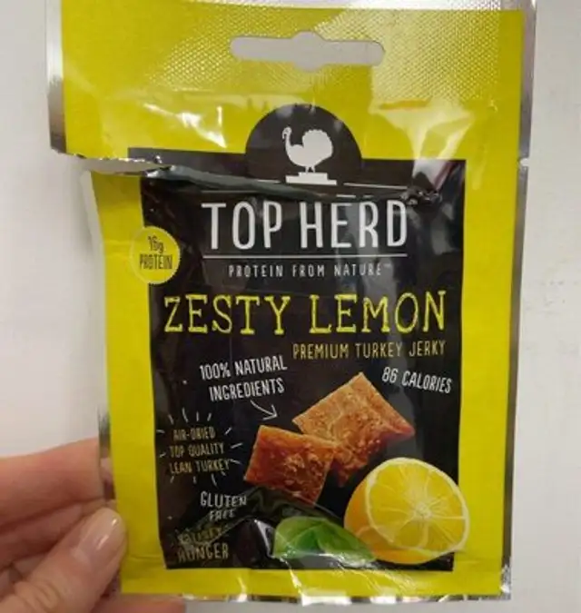 Zesty Lemon Premium Turkey Jerky