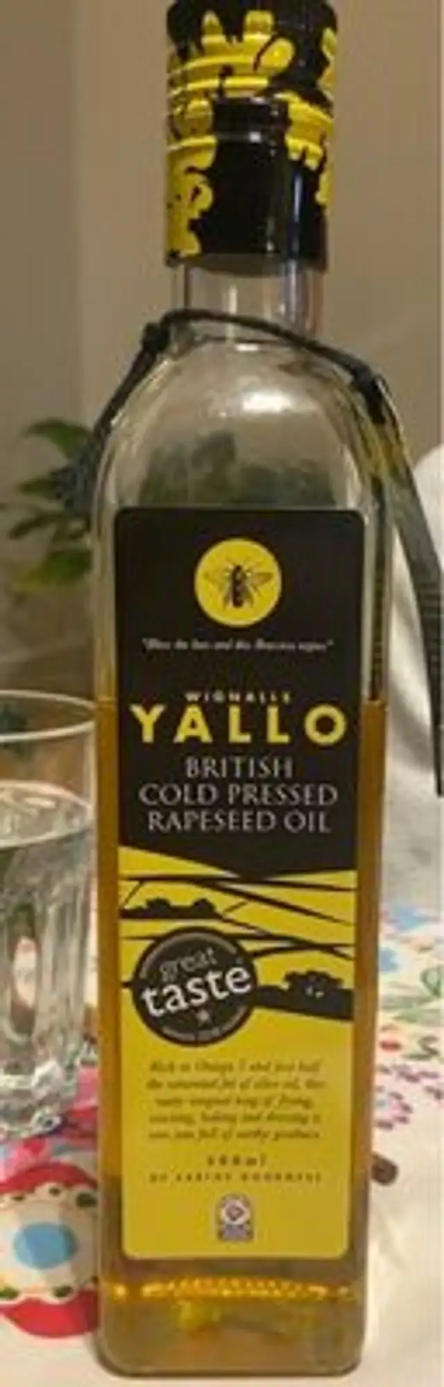 British cold pressed rapeseed oil