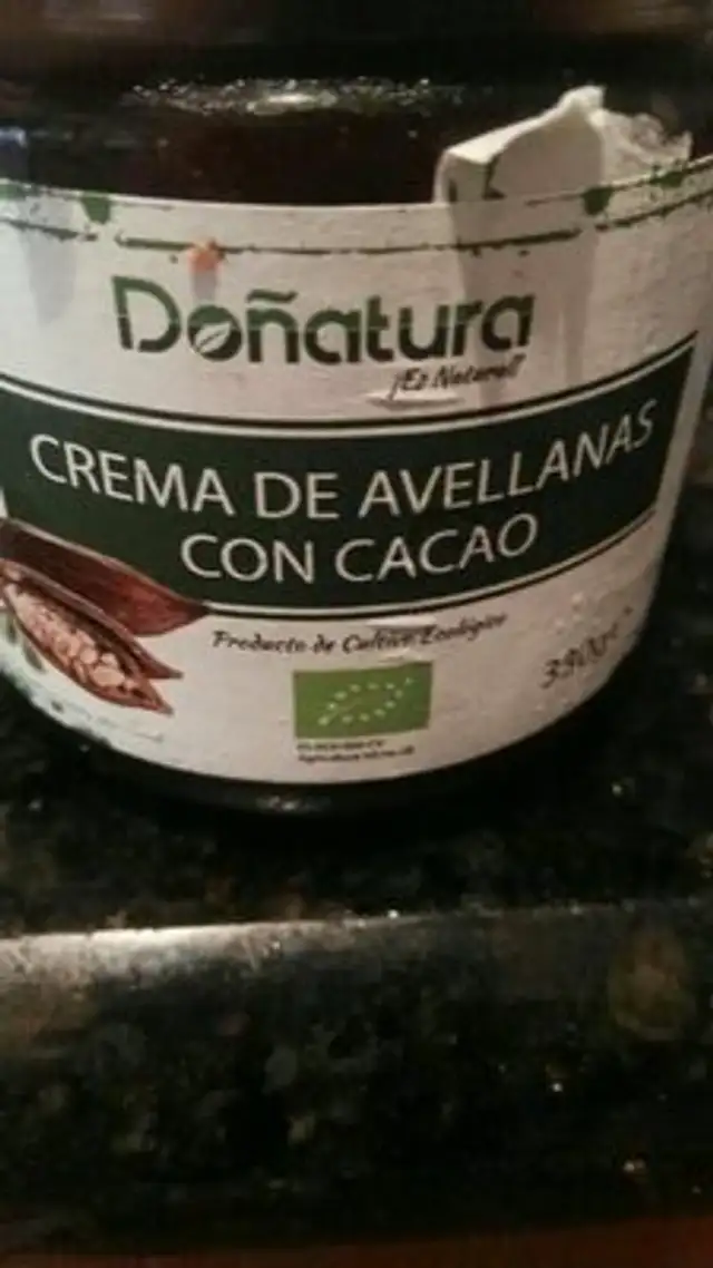 Crema de avellanas con cacao