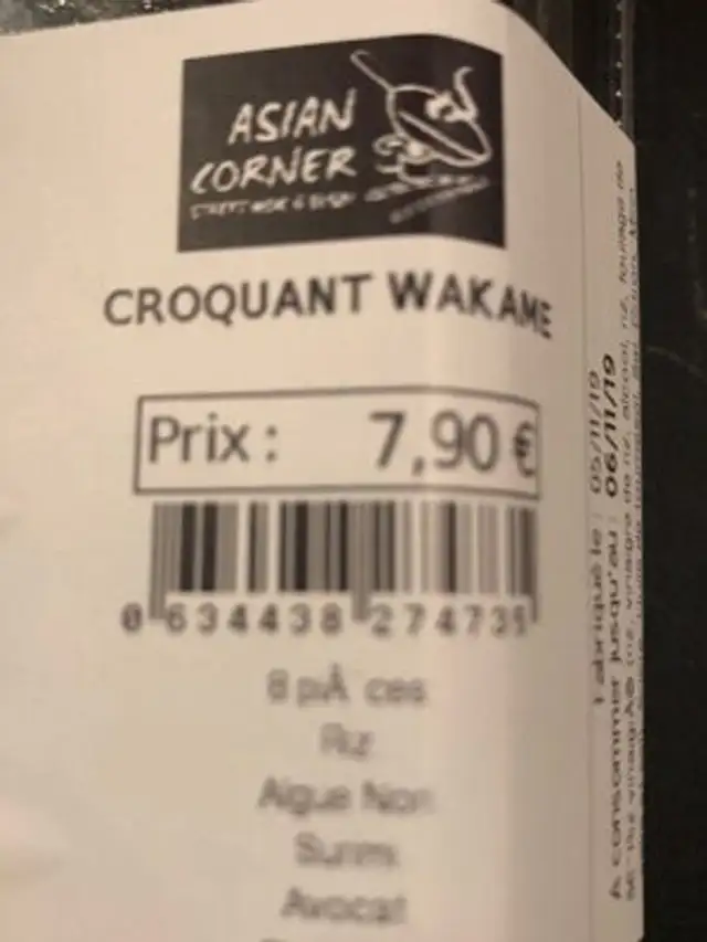 Croquant wakamé