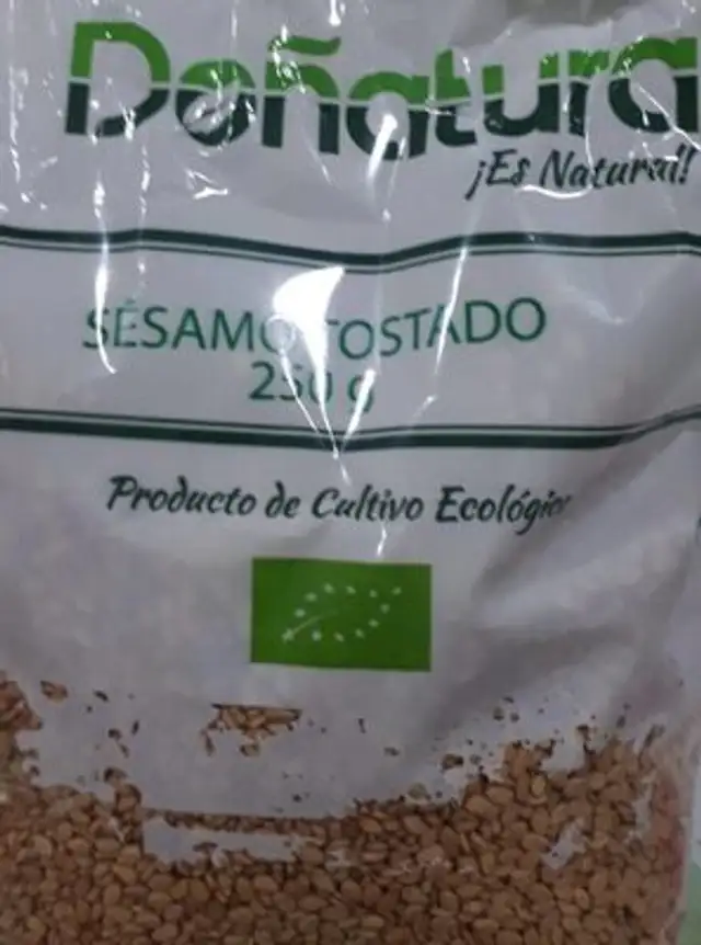 Sésamo tostado de cultivo ecológico
