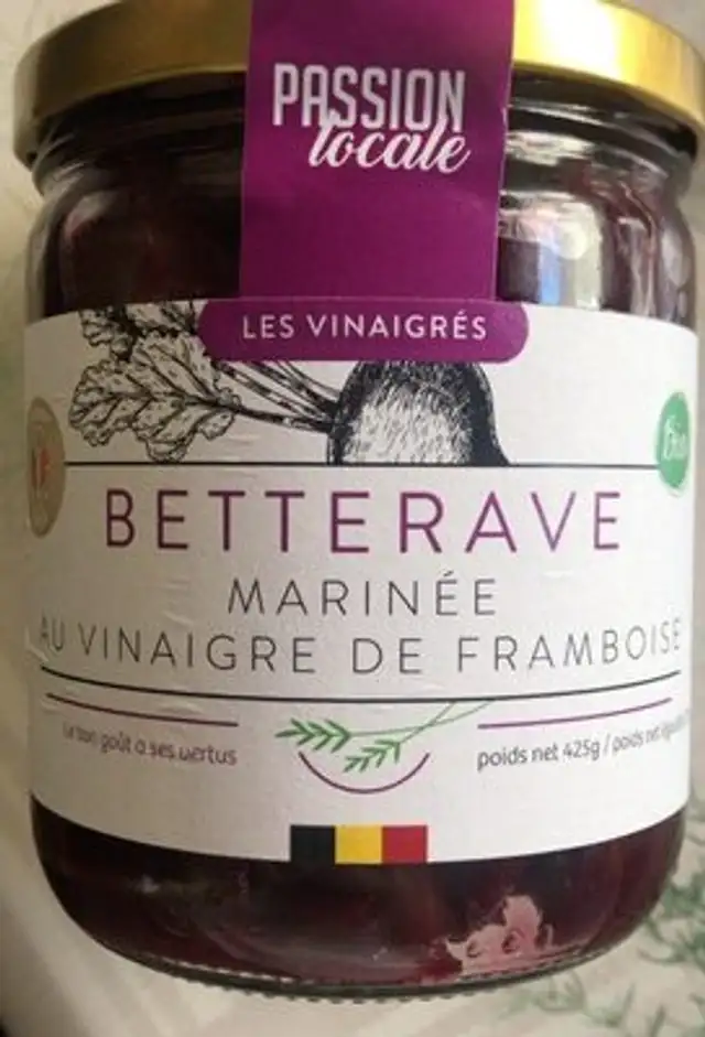 Betterave marinée au vinaigre de framboise