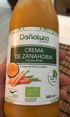 Crema de zanahoria