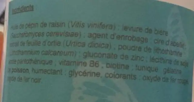 4C complexe croissance cheveux crépus ingredients label