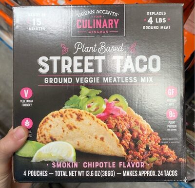 Plant based street taco meatless mix