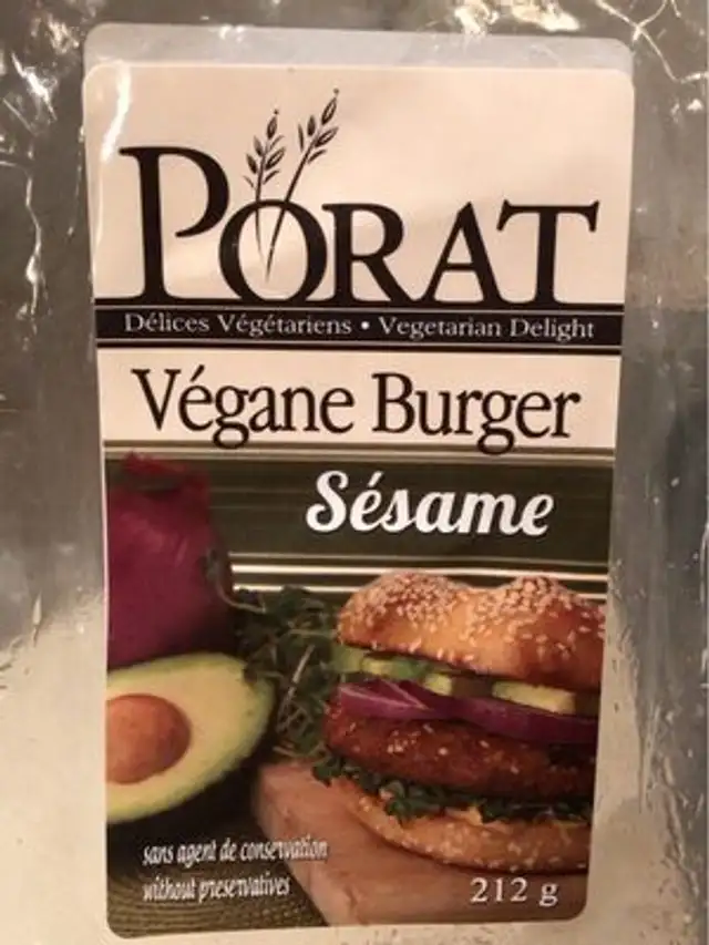 Vegane burger sésame