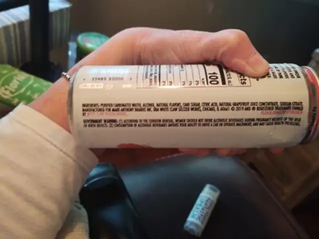 Ruby Grapefruit ingredients label