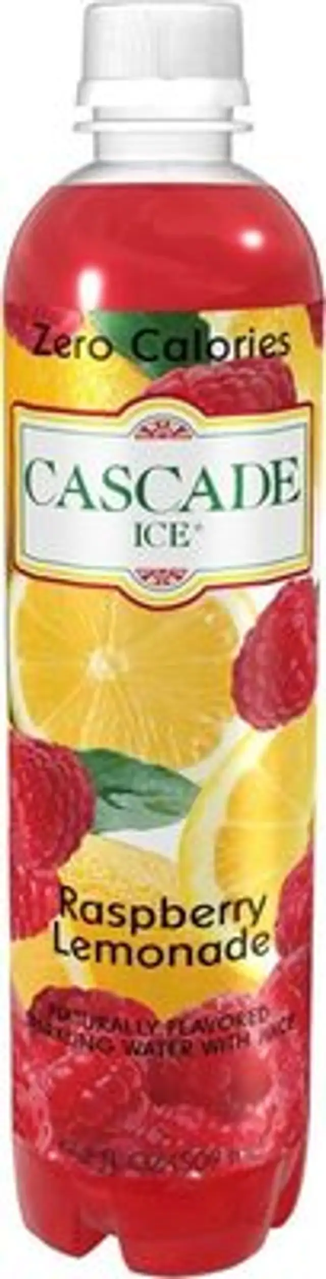 Zero cal sparkling water raspberry lemonade