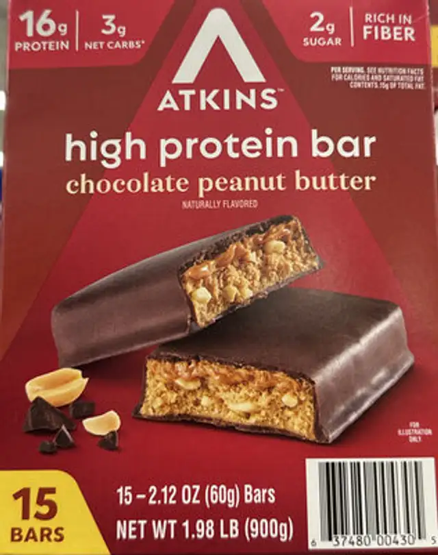 High Protein Bar Chocolate Peanut Butter front packaging