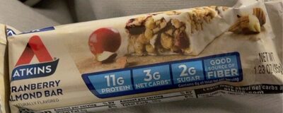 Cranberry almond bar