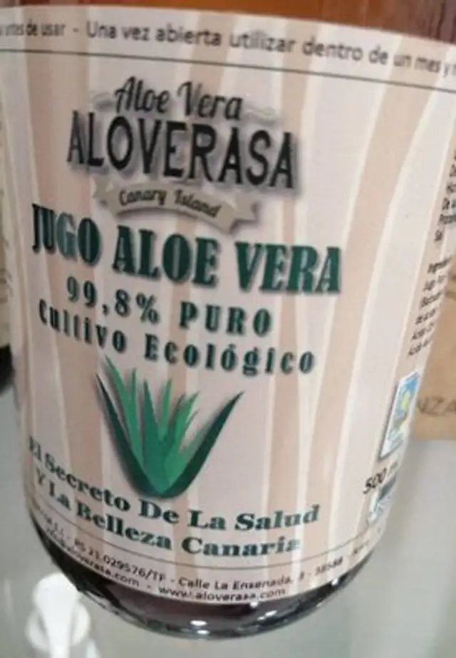 Jugo áloe vera