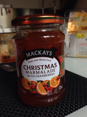 Christmas Marmalade With Cranberries
