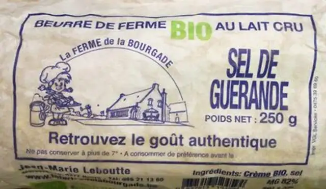 Beurre de ferme BIO au lait cru