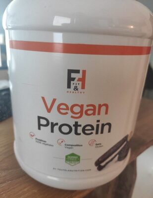 Vegan protéines front packaging