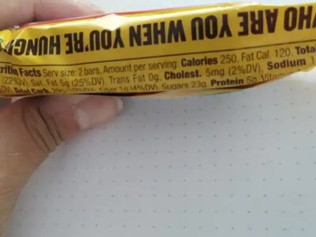 Snikers peanut butter nutrition facts table