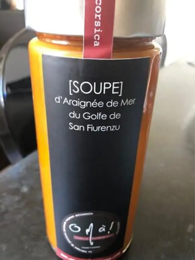 Soupe d'araignee de mer du golfe de saint florent