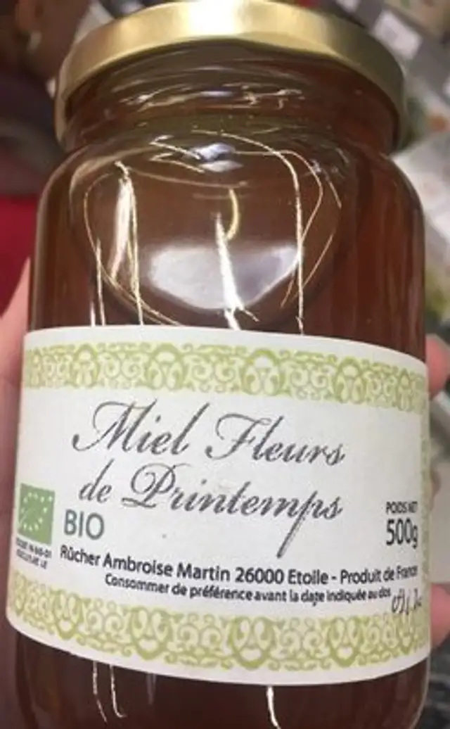 Miel fleurs de printemps ingredients label
