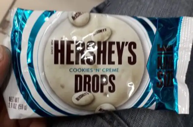 Hershey's Drops ingredients label