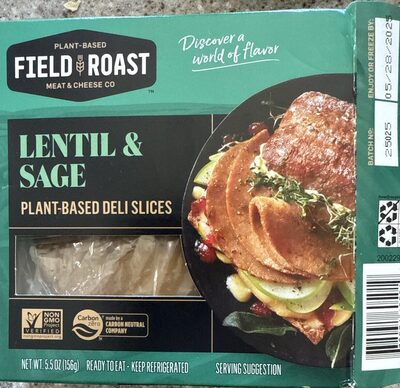 Lentil & Sage Plant-Based Deli Slices