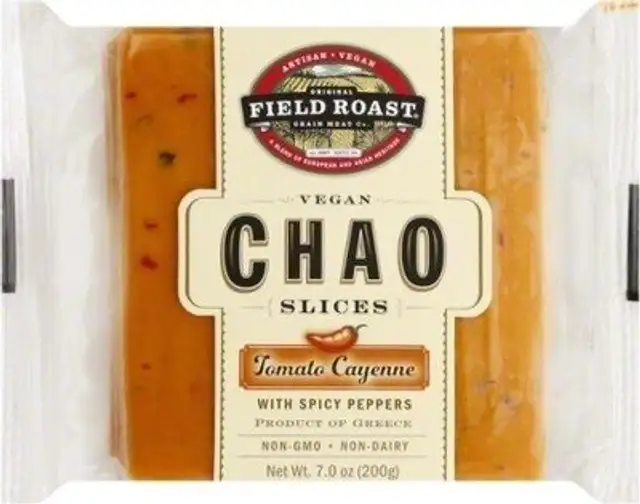 Chao Tomato Cayenne Slices front packaging