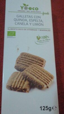 Galletas con quinia, espelta, canela y limón