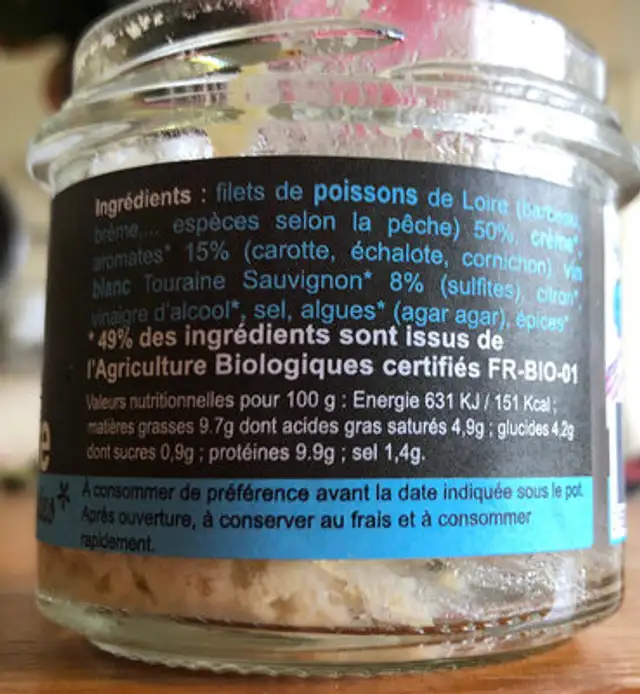 Unknown ingredients label